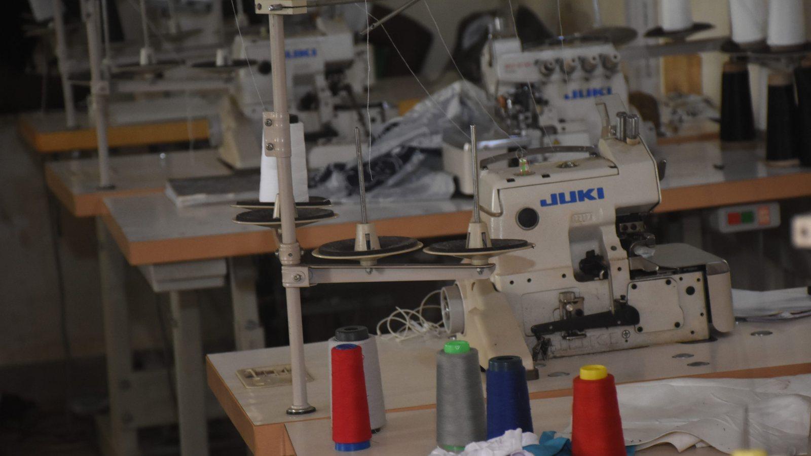 The Udofe Garment Industries production floor in Karu, Nasarawa State