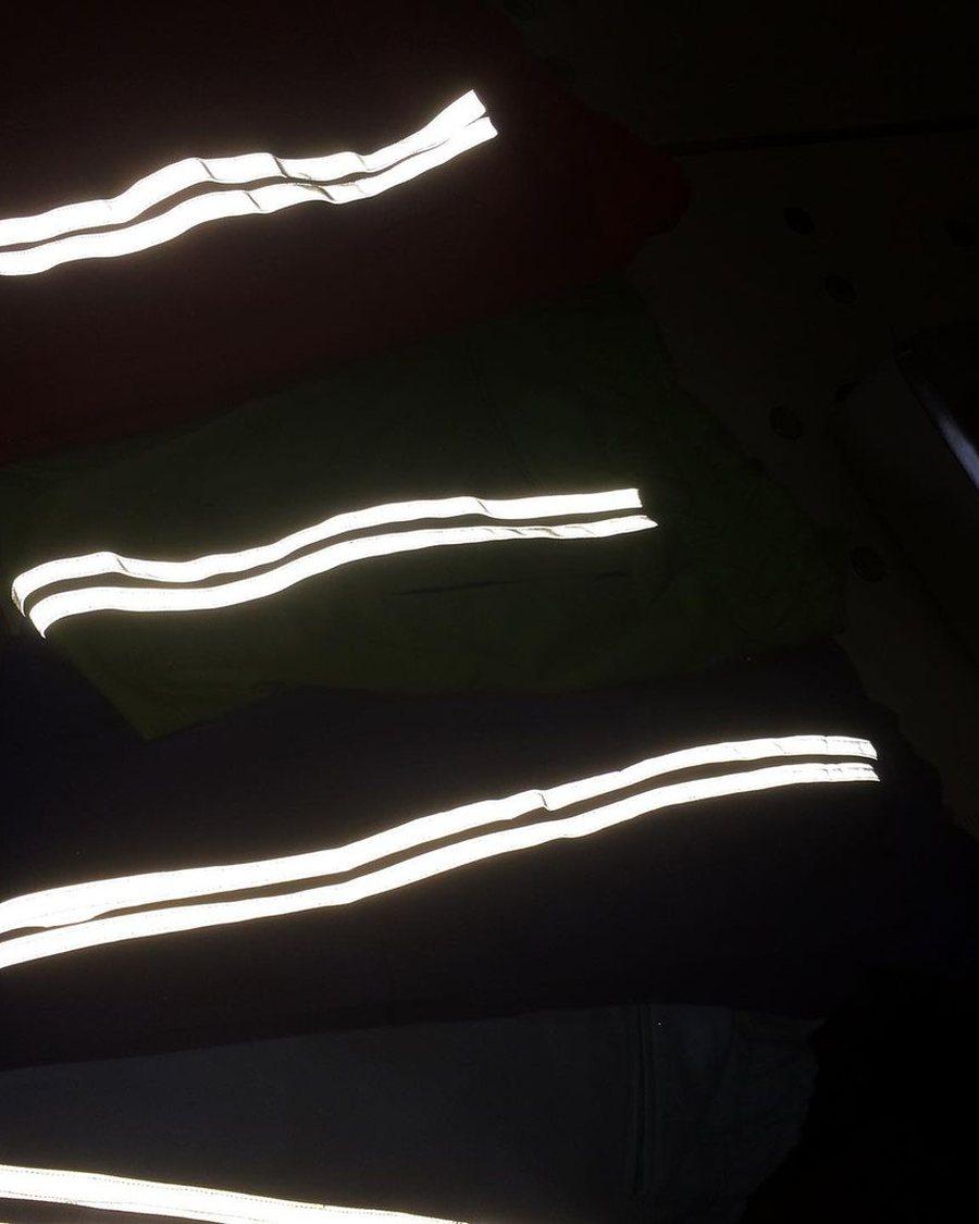 Reflective tape finishing